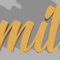 Chữ 'Smile' Trang Trí - Thumbnail 2