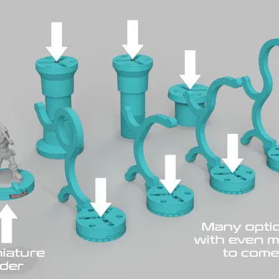 miniVICE Y-Series - Kẹp giữ mô hình mini, hệ thống sơn và hobby dạng module