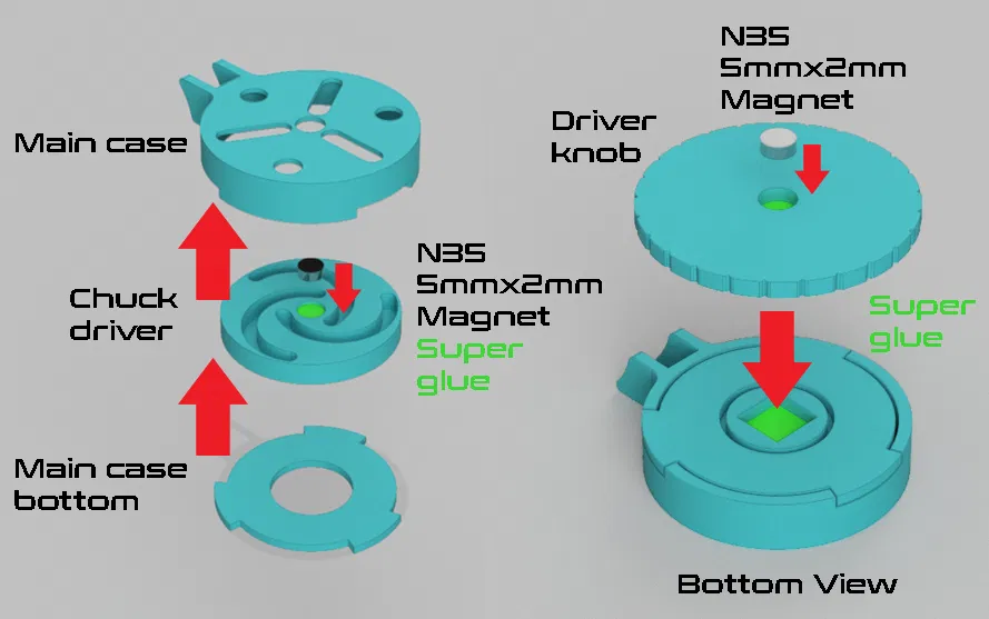 miniVICE Y-Series - Kẹp giữ mô hình mini, hệ thống sơn và hobby dạng module - Image 16