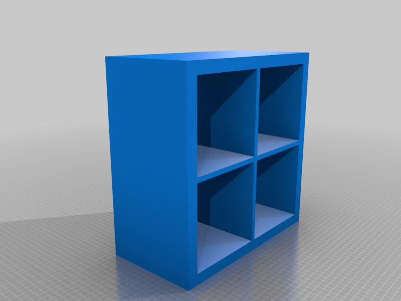 Mô hình Ikea Kallax kèm hộp đựng nhỏ, nhiều kích cỡ - Image 3