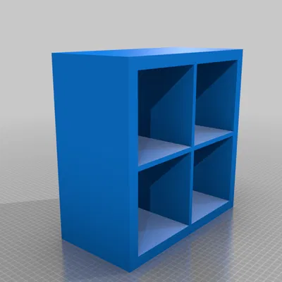 Mô hình Ikea Kallax kèm hộp đựng nhỏ, nhiều kích cỡ