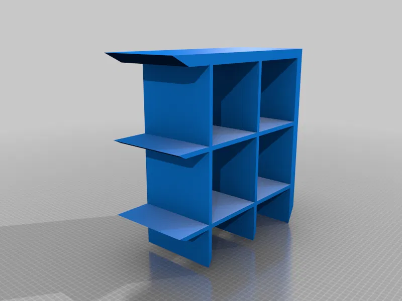 Mô hình Ikea Kallax kèm hộp đựng nhỏ, nhiều kích cỡ - Image 7