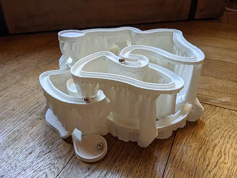 Máng bi chạy chậm dùng với cấu trúc hỗ trợ dạng cây tự động - Image 1