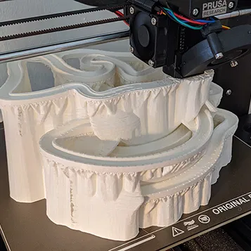 Máng bi chạy chậm dùng với cấu trúc hỗ trợ dạng cây tự động