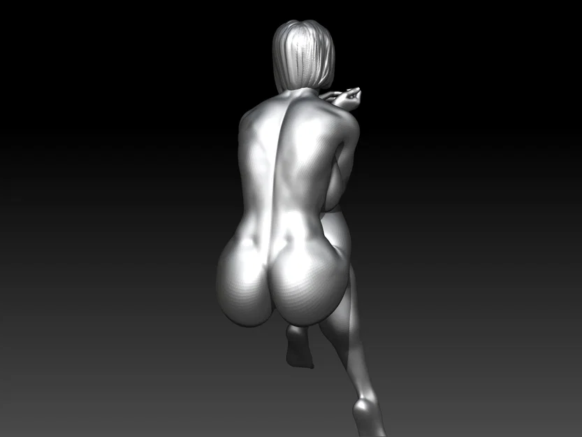 Mô hình 3D: Phụ Nữ Thư Giãn Ngồi - Image 3