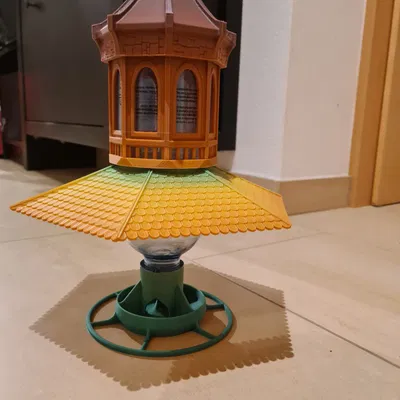 Chổ Cho Chim Ăn Từ Chai SodaStream