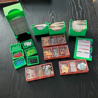 Khay Đựng / Tổ Chức Terraforming Mars: Ares Expedition - Chứa Bản Mở Rộng Discovery và Foundations