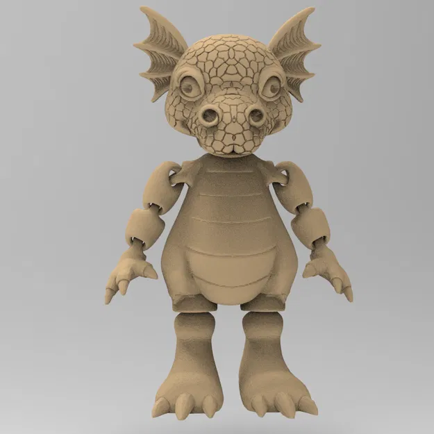 Mô hình Rồng Khớp Nối 3D - Image 1