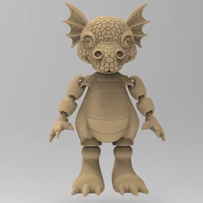 Mô hình Rồng Khớp Nối 3D