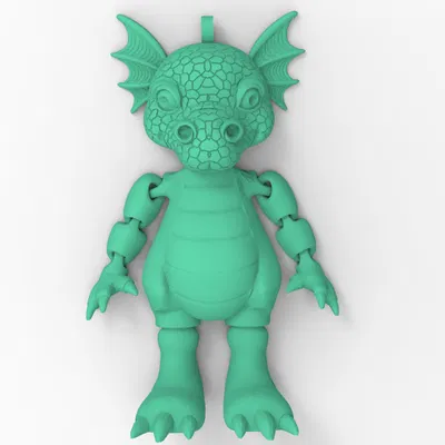 Mô hình Rồng Khớp Nối 3D