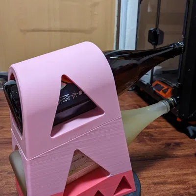 Giá đỡ chai rượu Sake Nhật Bản 1.8 lít