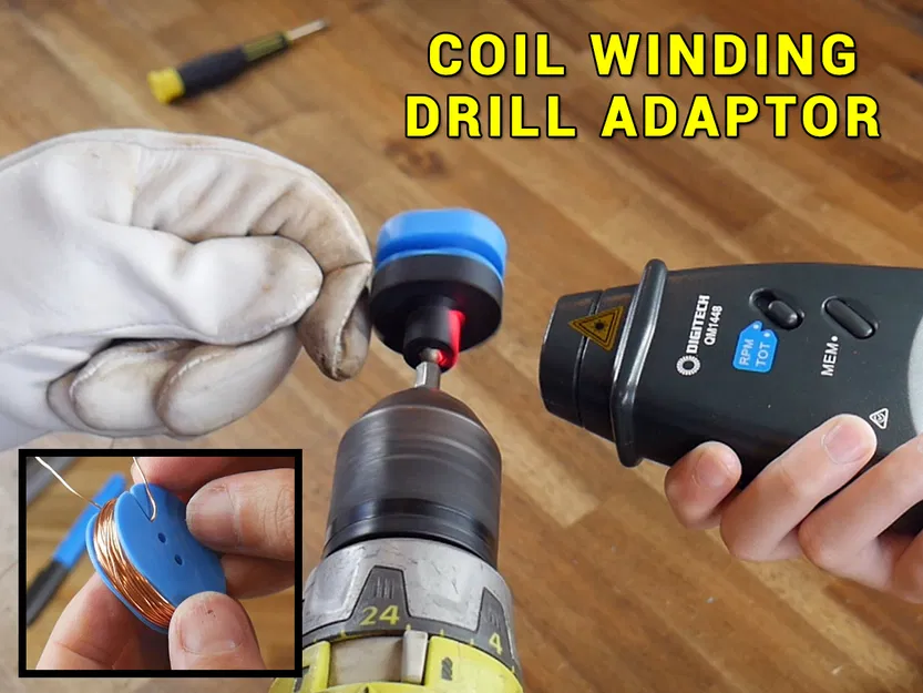 Bộ chuyển đổi mũi khoan lục giác để quấn dây máy phát điện - Image 1