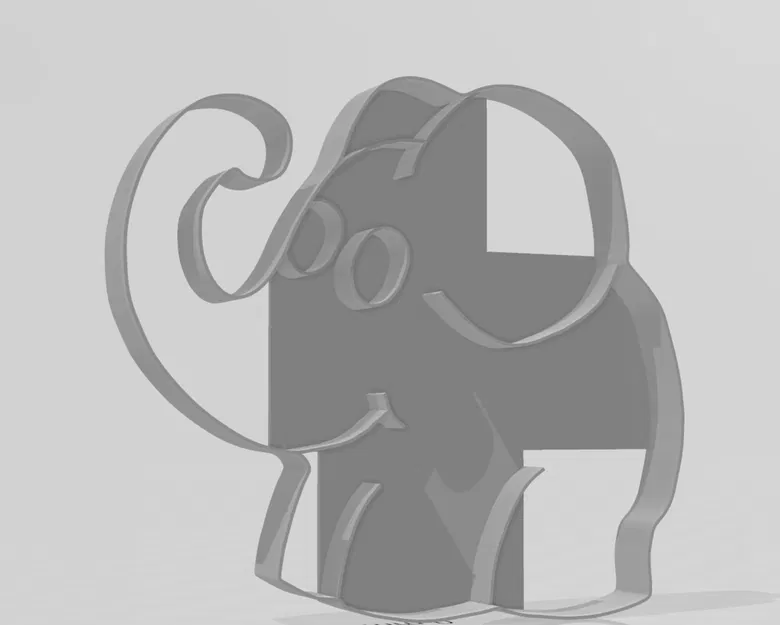 Dao Cắt Bánh Quy "Chú Voi Nhỏ" - Image 2