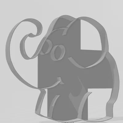 Dao Cắt Bánh Quy "Chú Voi Nhỏ"