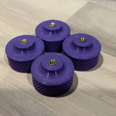 Núm Vặn Chỉnh Mặt Bàn M3 Nhỏ Có Khía