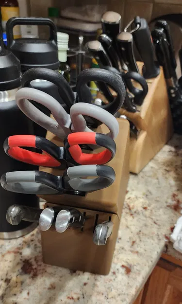 Khay dao bít tết và kéo nhà bếp - Image 1