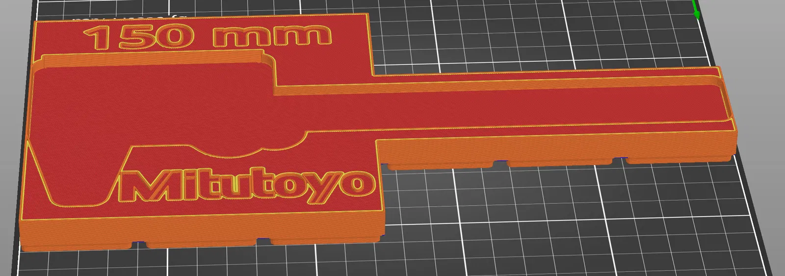 Khung Kẹp Đo Mitutoyo Digital Caliper 150mm Chuẩn Gridfinity - Image 1