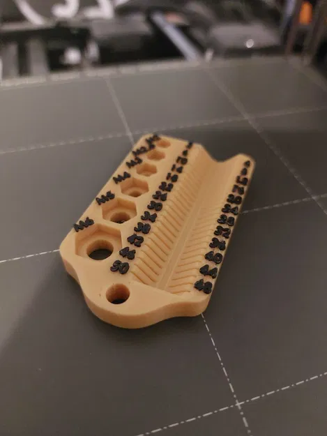 Móc Khóa Đo Bu Lông & Đai Ốc Mini, M2-6, tối đa 50mm - Image 1