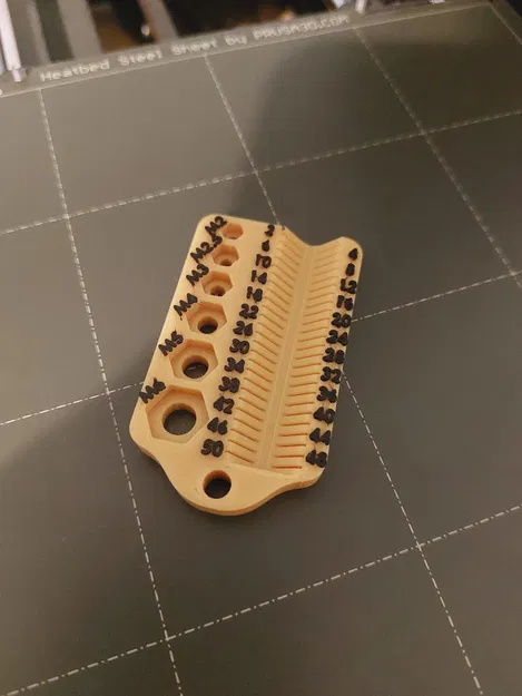 Móc Khóa Đo Bu Lông & Đai Ốc Mini, M2-6, tối đa 50mm - Image 3