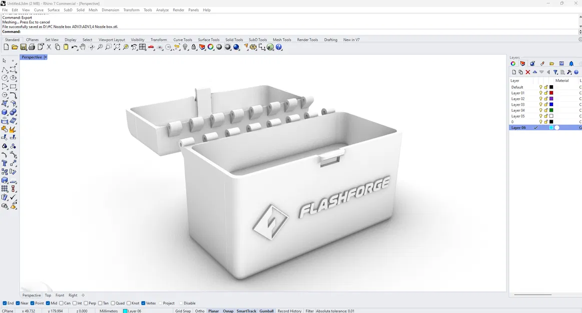 Hộp Đựng Đầu Phun Máy In Flashforge Adventurer 3/4 - Image 3