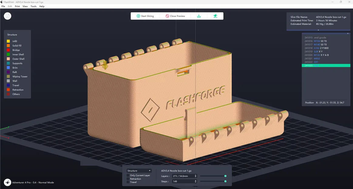 Hộp Đựng Đầu Phun Máy In Flashforge Adventurer 3/4 - Image 4
