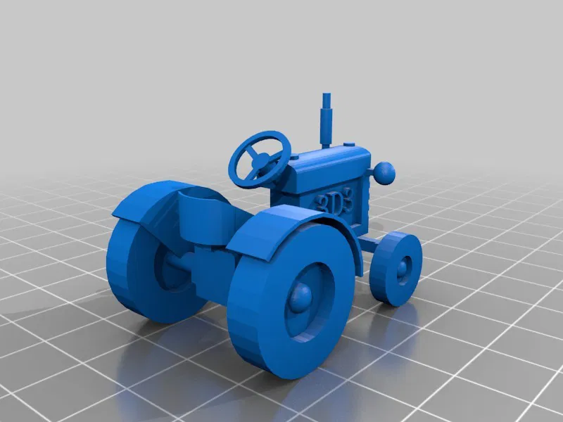 Làm Lại Mẫu Máy Kéo Từ Tinkercad - Image 2