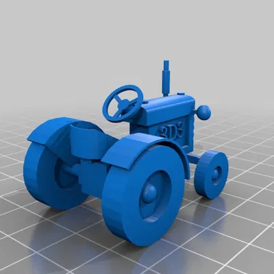 Làm Lại Mẫu Máy Kéo Từ Tinkercad