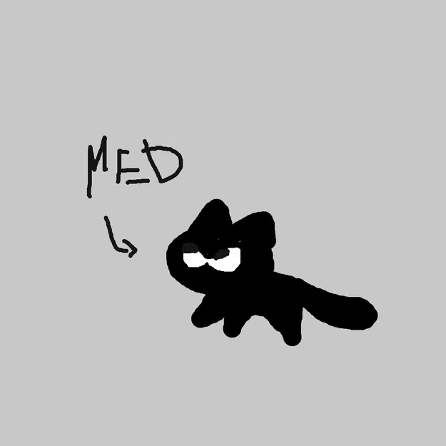 Móc khóa Mèo Điên Muahha >:] - Image 1