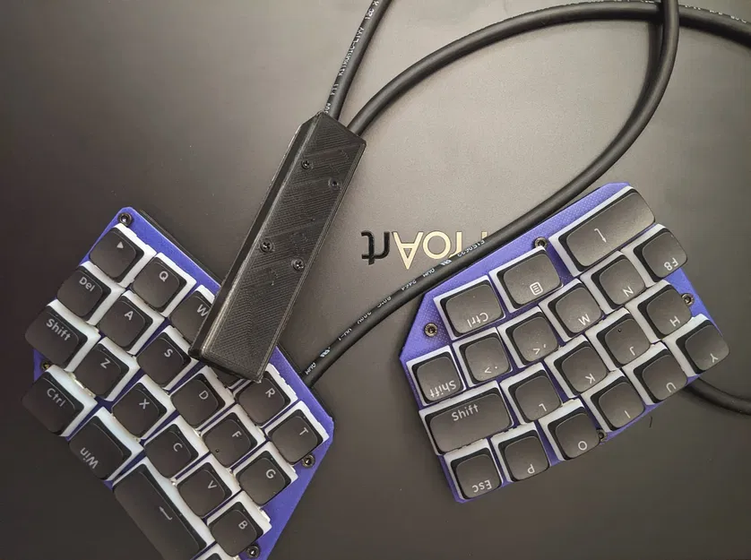 Bàn phím Split có đế cắm hotswap đấu dây - Image 1