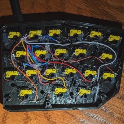 Bàn phím Split có đế cắm hotswap đấu dây