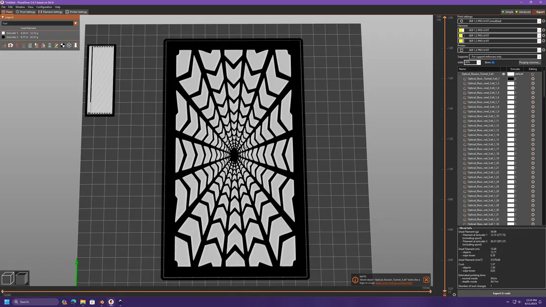 Hiệu Ứng Đường Hầm (The Tunnel Effect) - Mẫu In 3D Nghệ Thuật - Image 11