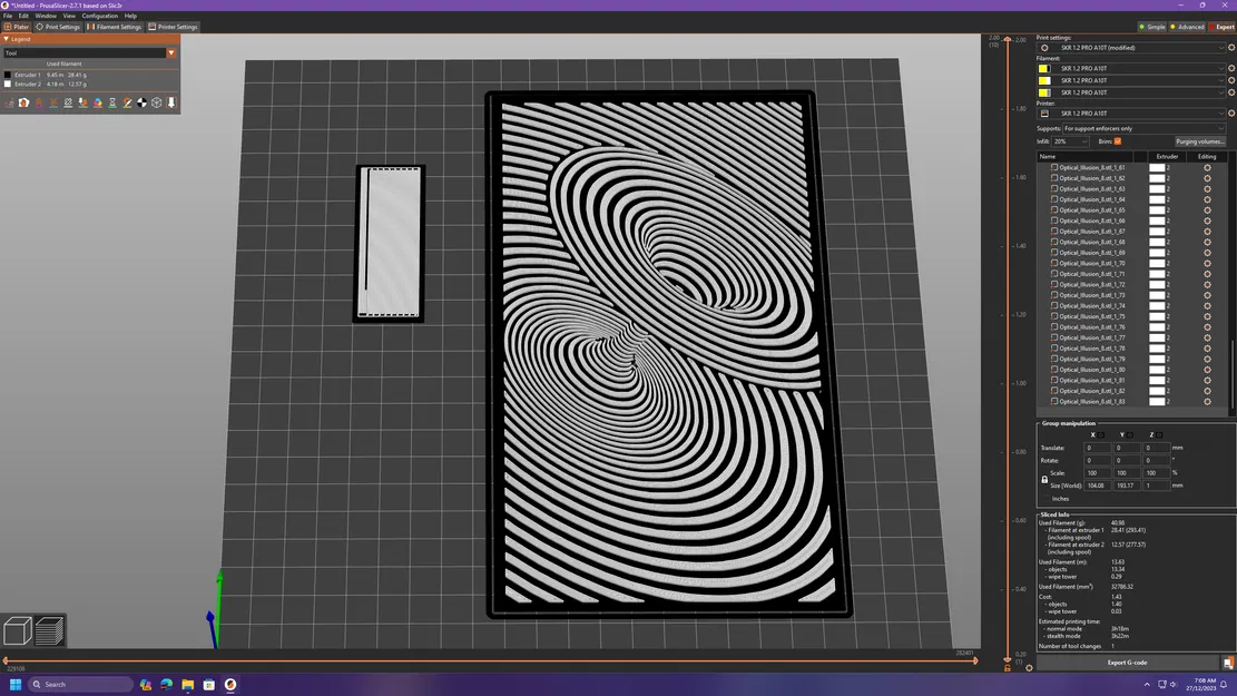 Ảo Ảnh Quang Học Xoáy 1 - Optical Illusion Swirl 1 - Image 2