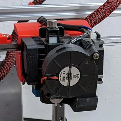 MP3DP - Giá Đỡ Hemera, Cảm Biến BL Touch và Ống Quạt