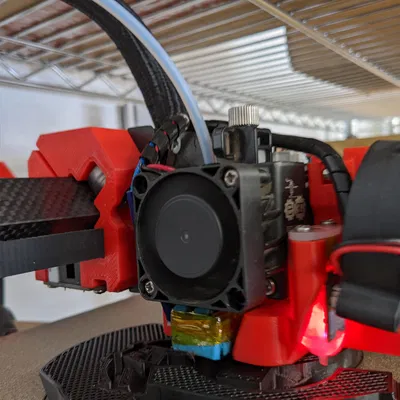 MP3DP - Giá Đỡ Hemera, Cảm Biến BL Touch và Ống Quạt