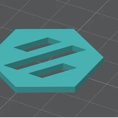 Logo Ốp Nổi Cho Tấm Che Trung Tâm Phía Sau Voron Trident