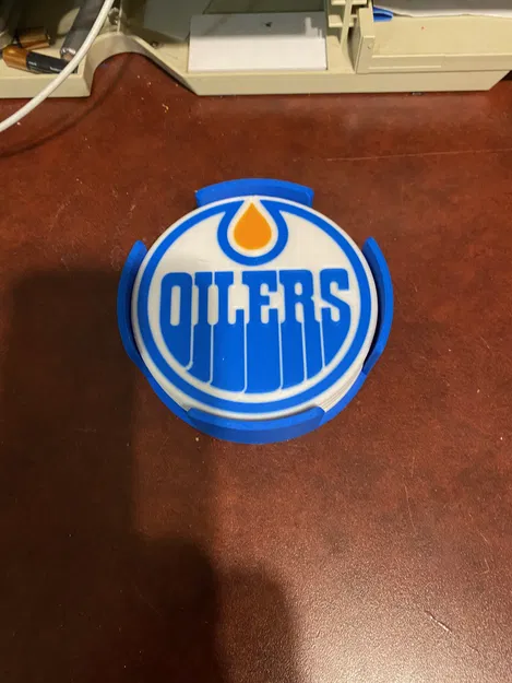 Đế Lót Ly Edmonton OILERS Theo Ý Tui - Image 1