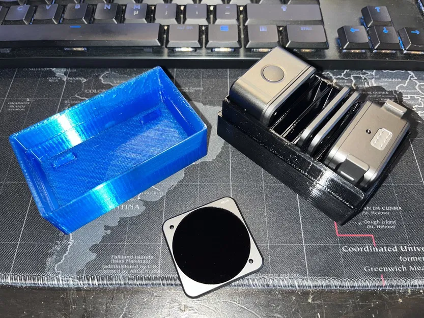 Case cho DJI Action 2 kèm 4 kính lọc ND từ tính và pin rời - Image 1