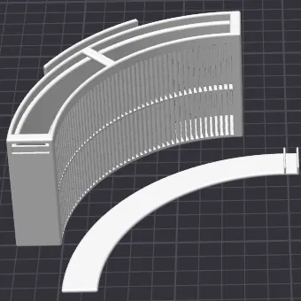 Hộp Đựng Hạt Hút Ẩm/Silica Cong Cho Cuộn Sợi Nhựa In 3D