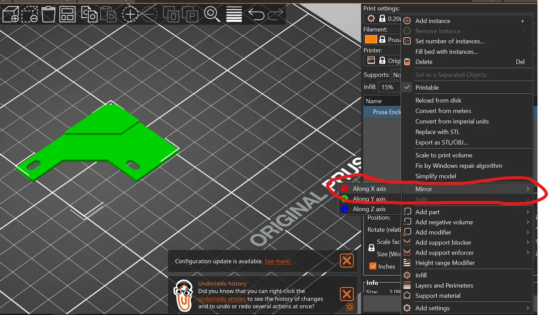 Tấm đáy "L" cắt cho Original Prusa enclosure - Image 2