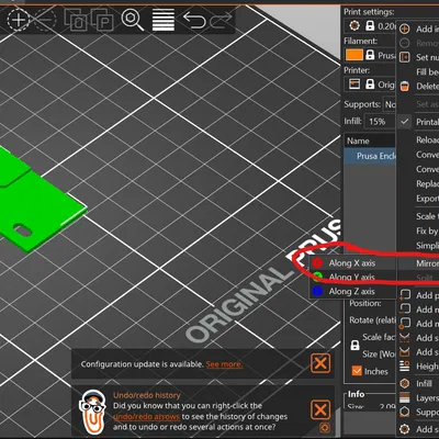 Tấm đáy "L" cắt cho Original Prusa enclosure