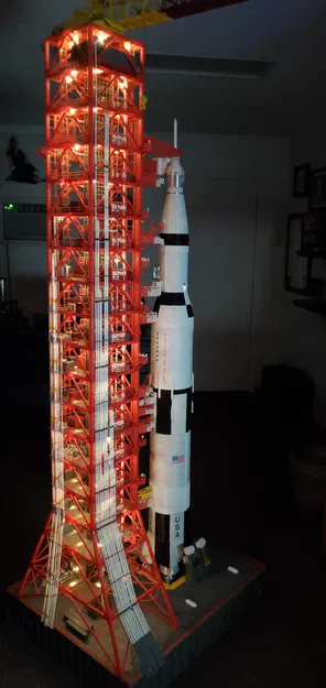 Mô Hình Tháp Phóng Saturn V (LUT) - Thiết Bị Bổ Sung - Tỷ Lệ 1:60 - Image 3