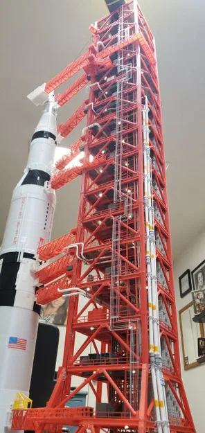 Mô Hình Tháp Phóng Saturn V (LUT) - Thiết Bị Bổ Sung - Tỷ Lệ 1:60 - Image 4