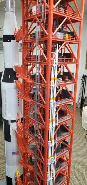 Mô Hình Tháp Phóng Saturn V (LUT) - Thiết Bị Bổ Sung - Tỷ Lệ 1:60 - Image 6