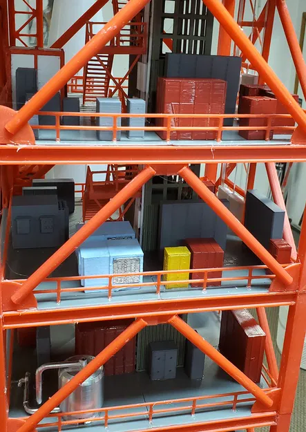 Mô Hình Tháp Phóng Saturn V (LUT) - Thiết Bị Bổ Sung - Tỷ Lệ 1:60 - Image 8