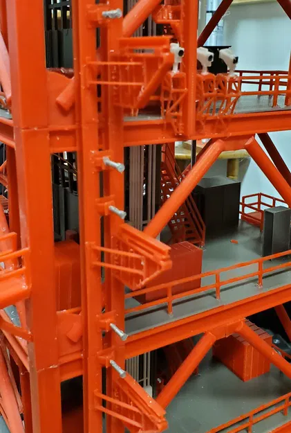 Mô Hình Tháp Phóng Saturn V (LUT) - Thiết Bị Bổ Sung - Tỷ Lệ 1:60 - Image 10