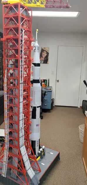 Mô Hình Tháp Phóng Saturn V (LUT) - Thiết Bị Bổ Sung - Tỷ Lệ 1:60 - Image 14