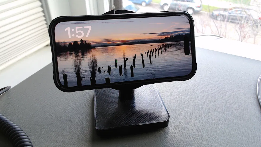 Chân đế iPhone Magsafe Ngang - Bản rút gọn 20mm - Image 1