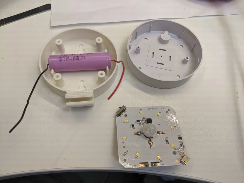 Pin dự phòng kèm ngàm gương cho đèn PIR - Image 3