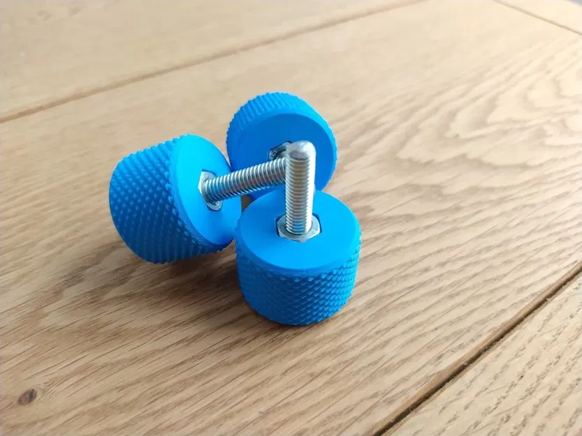 Núm vặn M6 ren xoắn / Tay nắm thiết bị - Image 1