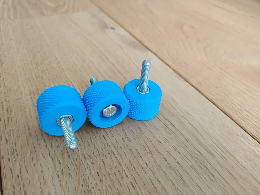 Núm vặn M6 ren xoắn / Tay nắm thiết bị - Image 2